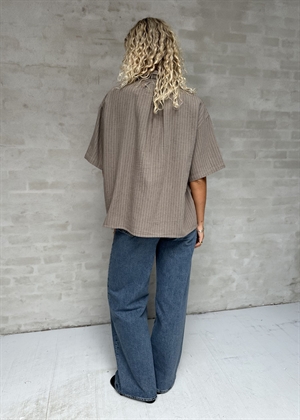 Allegra skjorte Ash Stripe Boii Studios 